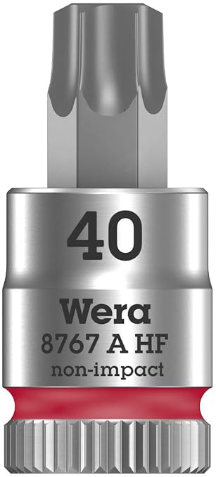 Wera 05003882001 Belt 3 Torx Hf Bitnuss/Set Torx with Holding Function