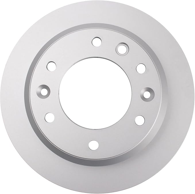 TRQ Rear Brake Rotor Set G Coated Solid Compatible with 2007-2008 Hyundai Entourage 2006-2012 2014 Kia Sedona