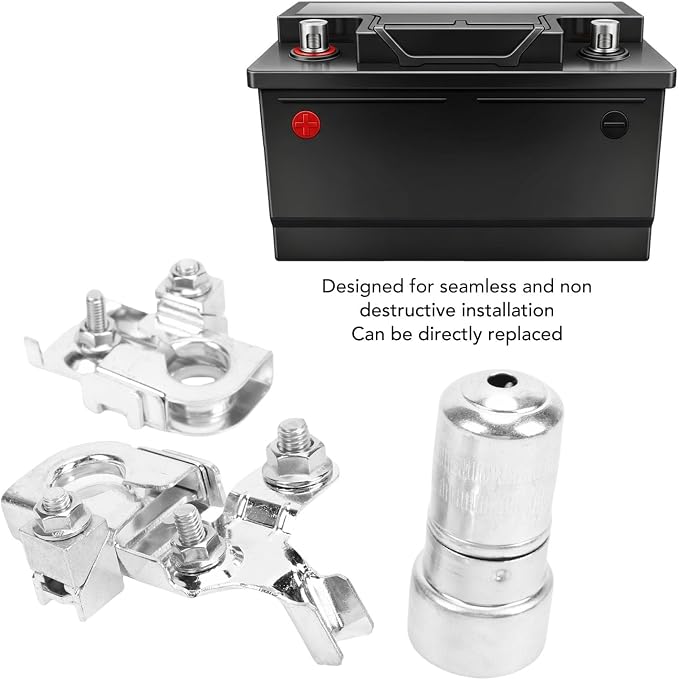 High Strength Replacement Battery Terminal Clamps Set for Easy Installation Portable Tool for DIY Users