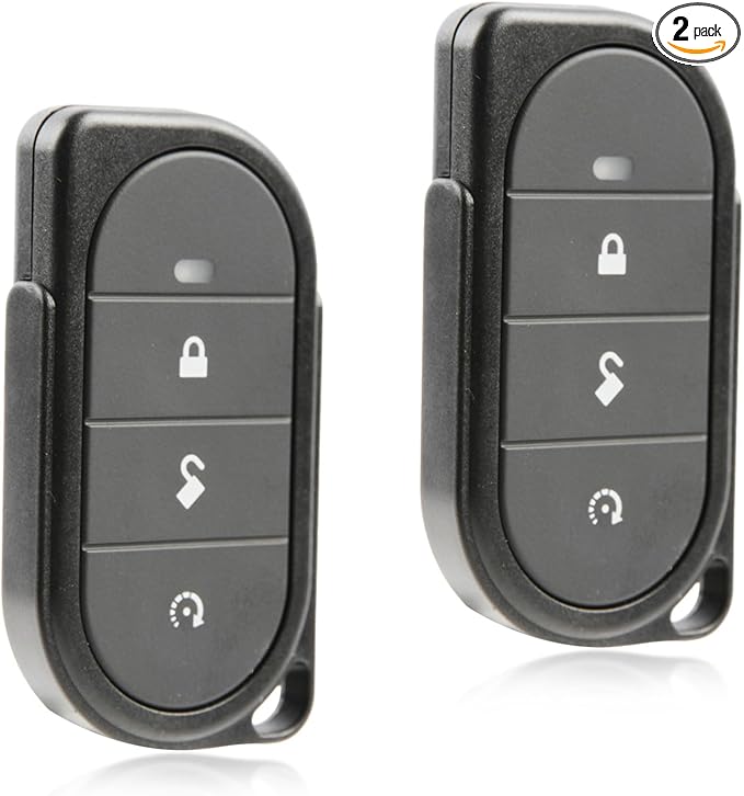 2X USARemote Keyless Entry Remote Car Key Fob 4-Button Replacement for Viper Alarm Security System (7146V, 4105V, 5305V, 3305V, 5105V, 3102V, 3305V, 3105V)