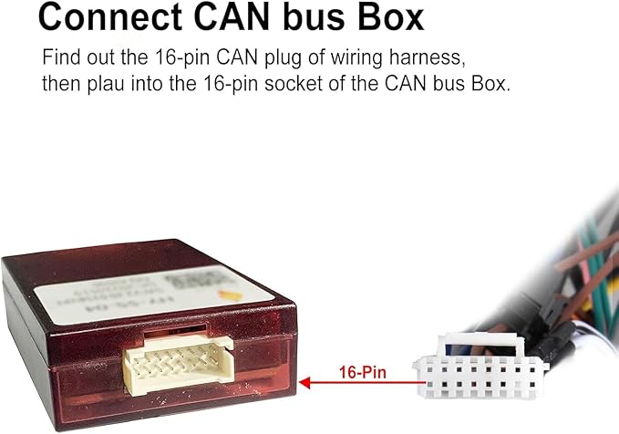 CAMECHO Can Bus Box CAN Bus Adapter decoder for Hyundai/Kia Radio