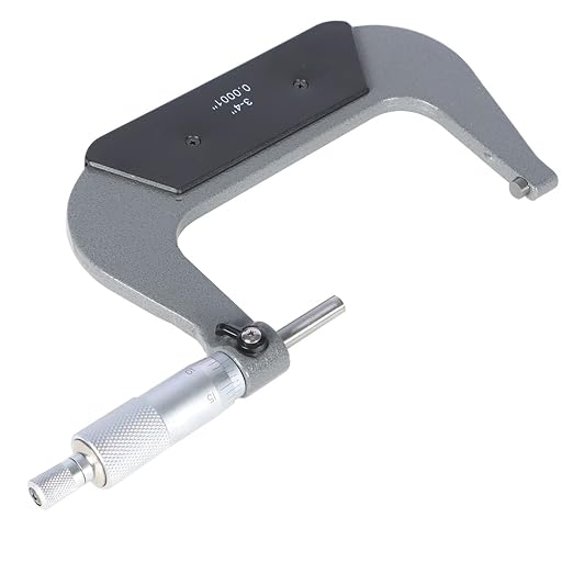 marddpair Micrometer 3-4 Inch 0.0001 Inch Precision Outside Micrometer Carbide Tipped