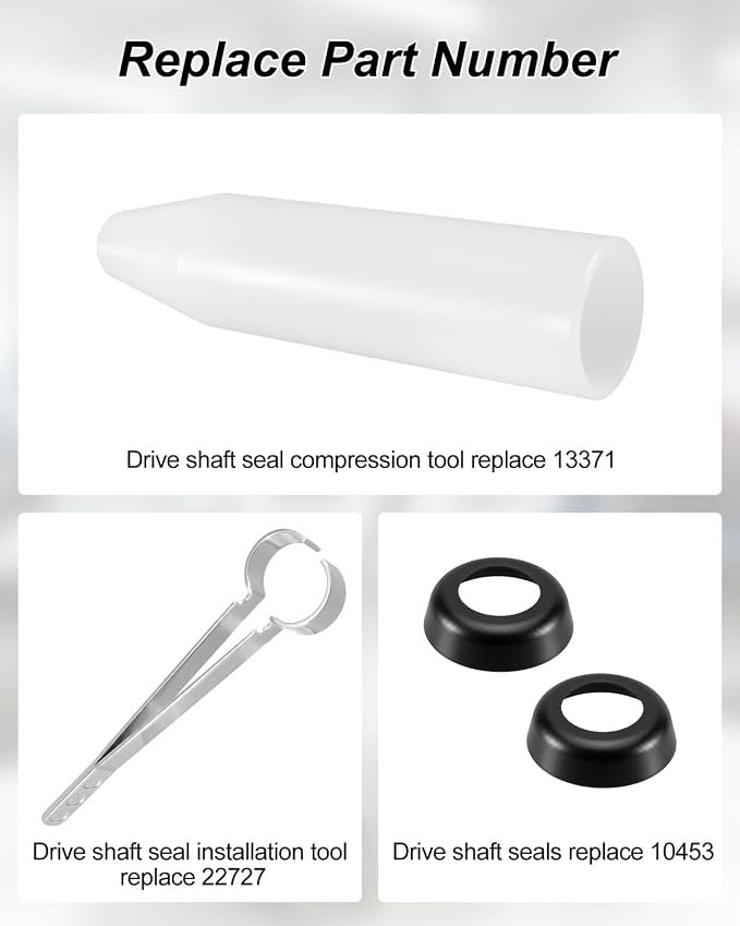 13371 22727 Injection Pump Seal Tool Kit Fit for Roosamaster Stanadyne Pump | Drive Shaft Seal Installation Tool, for Accurate Installation, for 10453 Umbrella Seal, Compression Installation Tool