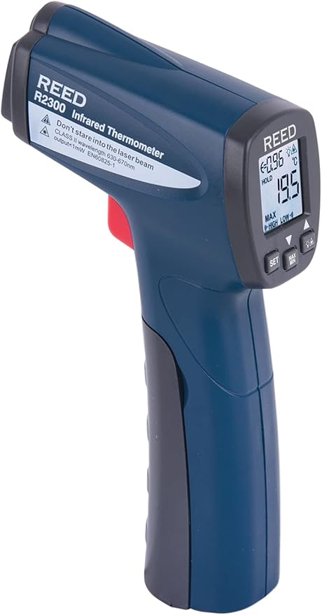 REED R2300 Infrared Thermometer, 12:1, 752°F (400°C)