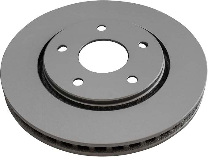 TRQ Front Brake Rotor Set G Coated Vented Compatible with 2008-2016 Dodge Grand Caravan 2009-2013 Journey 2012-2015 Ram C/V 2008-2016 Chrysler Town and Country 2009-2014 Volkswagen Routan