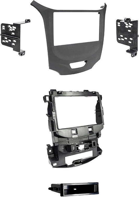Metra Double DIN Dash Kit for Chevrolet Cruze 2016-2019, Matte Black, 4 Inches