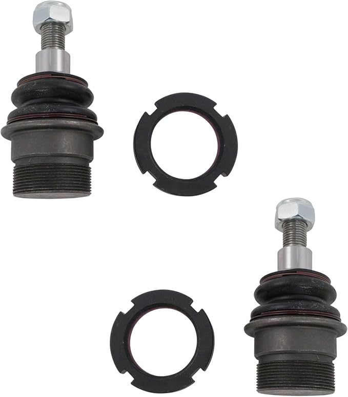 TRQ Rear Lower Driver and Passenger Side Ball Joint Set Compatible with 1998-2003 Mercedes-Benz ML320 1999-2001 ML430 2000-2003 ML55 AMG 2003-2005 ML350 2002-2005 ML500