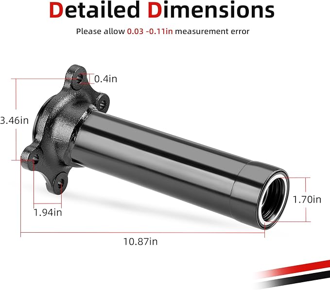 For Honda Rancher 420 500 TRX420 TRX500 FA/FE/FM/TE/TM 2014-2024 Rear Left Axle Tube Housing 52300-HR3-W50 52300-HR3-W50