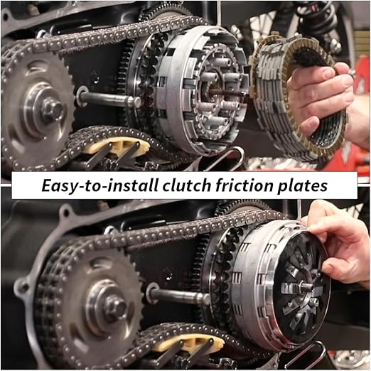 Clutch Diaphragm Spring & Primary Gasket Kit Compatible with Dyna Fat Boy Heritage Softail Softail OEM#60547-06FM 37913-98 37932-98 37871-04