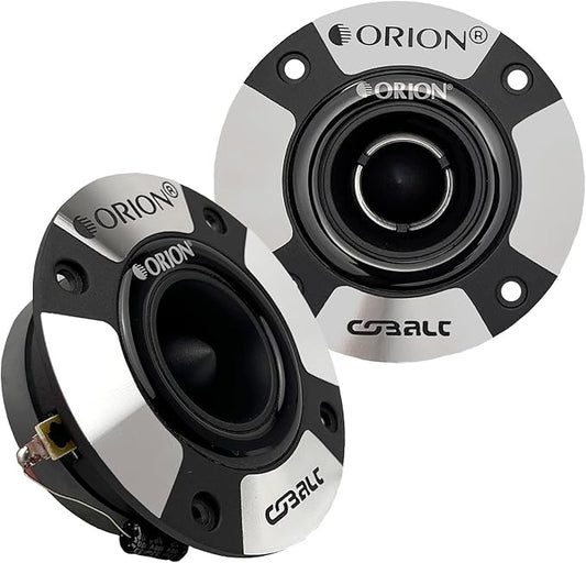 ORION Cobalt Series CTW125 3.9” Super Bullet Tweeter | Aluminum Diaphragm, 1” Voice Coil, 50W RMS, 200W Max, Built-in Crossover - Pro Car Audio Sound System Tweeter (Pair)