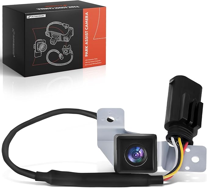 A-Premium Rear View Backup Camera Compatible with Hyundai | Parking Camera for 2007 2008 2009 2010 2011 Santa Fe - Replace# 957502B500