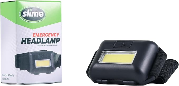 Slime 50161 Emergency Roadside Kit with Flat tire Repair and Booster Cables for Moto/Off-Road