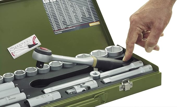 PROXXON (23080 36 Piece Socket Set with 1/4 inch Square Drive