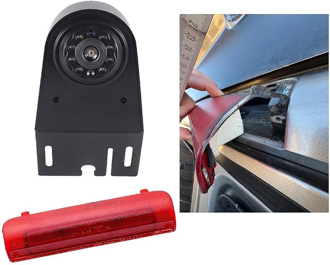 Car Top Mount Reverse Parking Camera, for Chevrolet Express 1500 2500 3500 Chevy 1996-2002, GMC Savana 1 500 2500 3500 Cargo Van 3rd Brake Light 1996-2002