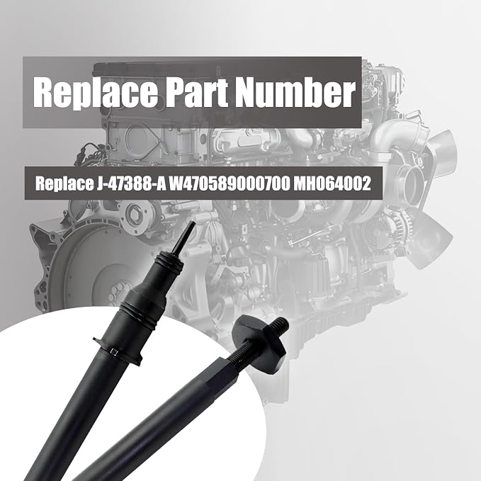 Injector Cup Nozzle Tube Remover and Installer Tool Kit Replace MH064002 | Fit for Detroit Diesel DD13 DD15 DD16 Replace J-47388-A W470589000700