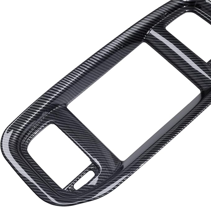 for Dodge Charger 2015-2023 Interior Accessories Dashboard DVD Navigation Screen Frame Cover Trim ABS Carbon Fiber