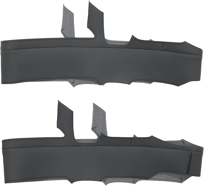 MEWANT DIY Stitching Car Steering Wheel Wrap Cover for GMC Sierra 1500 2019-2023 / Sierra 1500 Limited 2022 / Sierra 2500 2020-2024 / Sierra 3500 2020-2024 / Yukon (XL) 2021-2023 Accessories(3D Style)