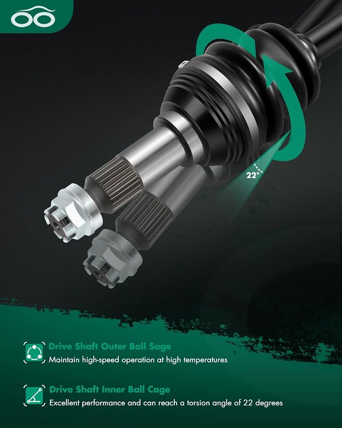 SCITOO Front Left Right CV Axle Fit 2016-2019 for Can-Am Defender HD10 2017-2019 for Can-Am Defender HD5 2016-2019 for Can-Am Defender Max HD8/HD8 705401801 705401802 705401936 705401937 2PCS