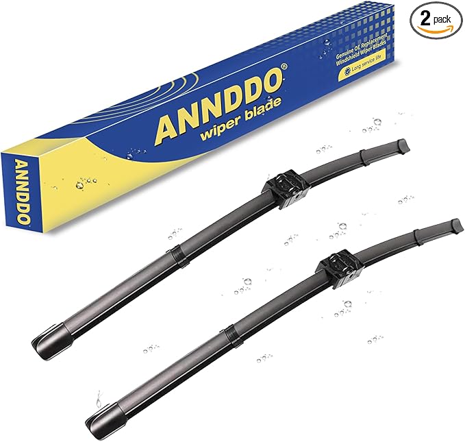 2 Wipers Replacement For 06/2006-08/2009 BMW 3 Series 4-Door E90 E91 325xi 328i 328xi 328ixDrive 330i 330xi 335i 335xi M3 Original Equipment Windshield Wiper Blades - 24"+19" (Set of 2) Side Lock