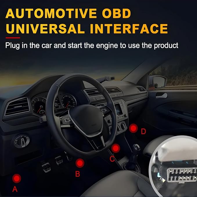 BESULEN Car OBD2 Scanner, V519 Auto Code Reader, Car Diagnostic Scan Tool Vehicle Check Engine Light Analyzer, Professional OBDII Mechanic Diagnostic Code Reader Tool for Check Engine Light