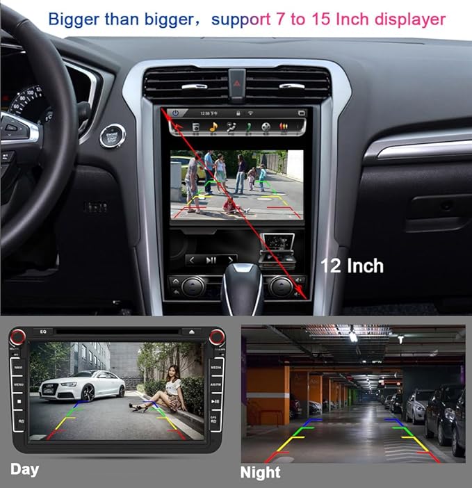 170° Wide View Angel Night Visions Backup Reversing Parking Cameras Replacement for Toyota Prado 2010 2014/Forester 2006/Subaru Outback Wagon 2001-2012/Subaru WRX 2011 Sedan