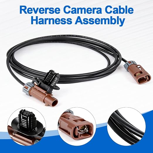 Reverse Camera Cable Harness Assembly HC3Z-14D202-M Compatible with 2017-2022 Ford F-250 F-350 Super Duty (w/Towing System)