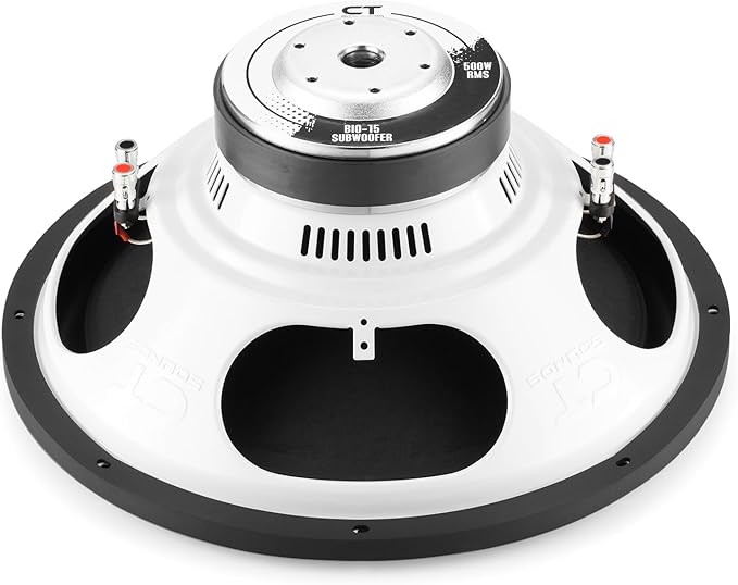 CT Sounds Bio 15” 1000-Watt Dual 4-Ohm Car Subwoofer