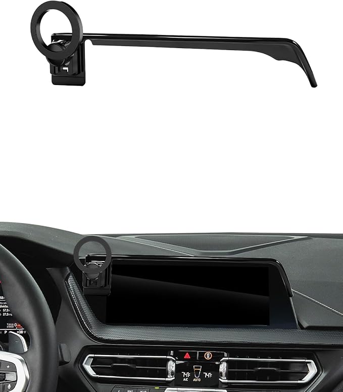 PZK Car Phone Holder for BMW 3 Series 2019-2022/ BMW 4 Series 2021-2023/BMW 2 Series 2022-2024 Accessories 10.25-Inch Screen Fixed Clip Compatible with Magsafe Phone Mount 360° Rotation Phone Cradles