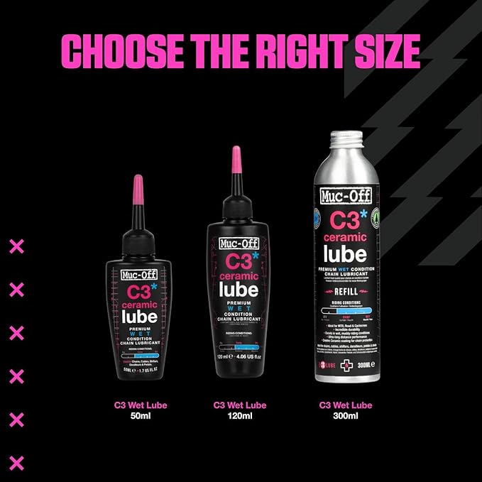 Muc-Off C3 Ceramic Wet Bike Chain Lube