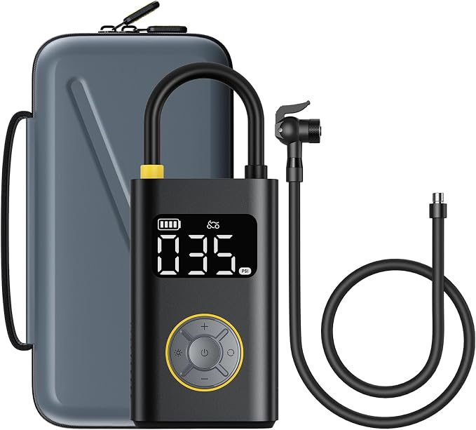 X9 Pro Portable Tire Inflator and Air Pump Hose Adapter LH02