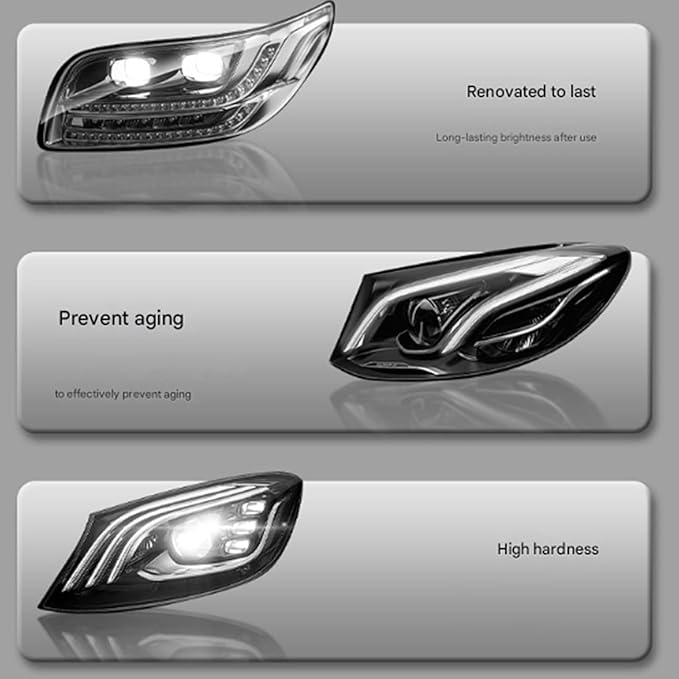 Q1forHeadlight Cleaner, Automotive Headlamp Restoration Fluid Kit, Headlight Restoration Kits, Improve Nighttime Visibility For Brighter