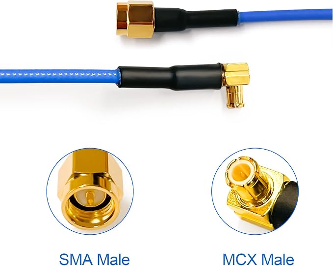 TOJOIN 0.5-6GHz Flat Panel Antenna Coupler 50 Ohm with MCX Connector for WIFI/4G/5G/Bluetooth Near Field Test