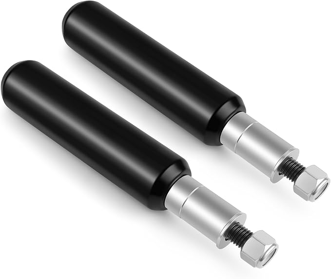 6.5" Al Motorcycle Frame Sliders Falling Crash Protector Upper Shock Mount Guards Falling Side Protector Fit for Dyna 2006-2017 (Smooth Style)