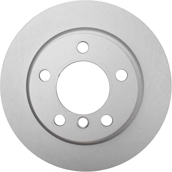 TRQ Rear Brake Rotor Set G Coated Solid Compatible with 2011-2016 Mini Cooper Countryman 2013-2016 Cooper Paceman