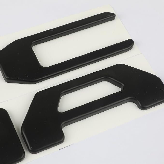 Pukonger Tailgate Insert Letters Compatible with Tacoma 2024 2025 3D Emblems with Strong 3-m Adhesive Matte Black