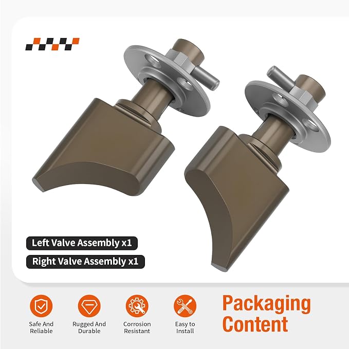 Left + Right Valve Assembly For Yamaha YZ125 2005-2021 (Exclude YZ125X) 1C3-1131D-00-00 1C3-1132D-00-00