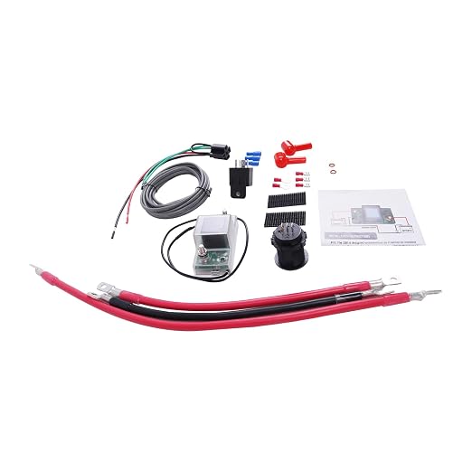 HOLDWELL 12V Dual Battery Connect & Monitor Kit UTV-SBI-CM UTVSBICM Compatible with Honda Pioneer 500 700 1000