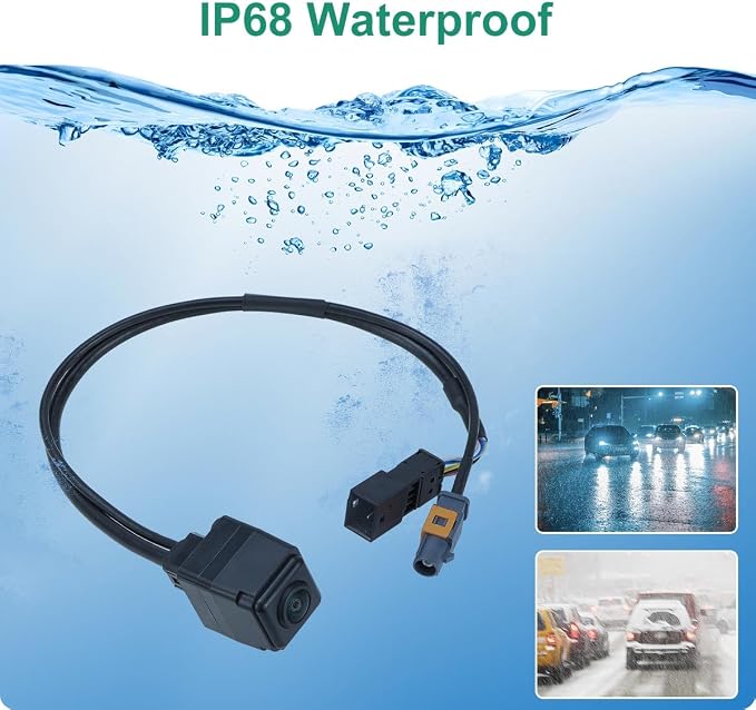 4M0980556A Rear View Camera Replacement for Macan 2015-2020, VW Touareg, Audi Q7 A4 A6 A5 A7 A8, Porsche Panamera 971, OE Backup Cam Replaces 4M0 980 556 A, 5Q0980556B, 5Q0 980 556 B by GreenYi