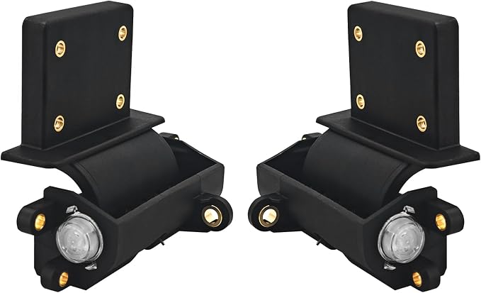 76000398 Inner Fairing Media Glove Box Door Lid Hinge Left & Right Set Replacement for Harley-Davidson All Road Glide FLTR 2015-2024 Replace# 76000398, 76000436, 76000398-00, 76000436-00