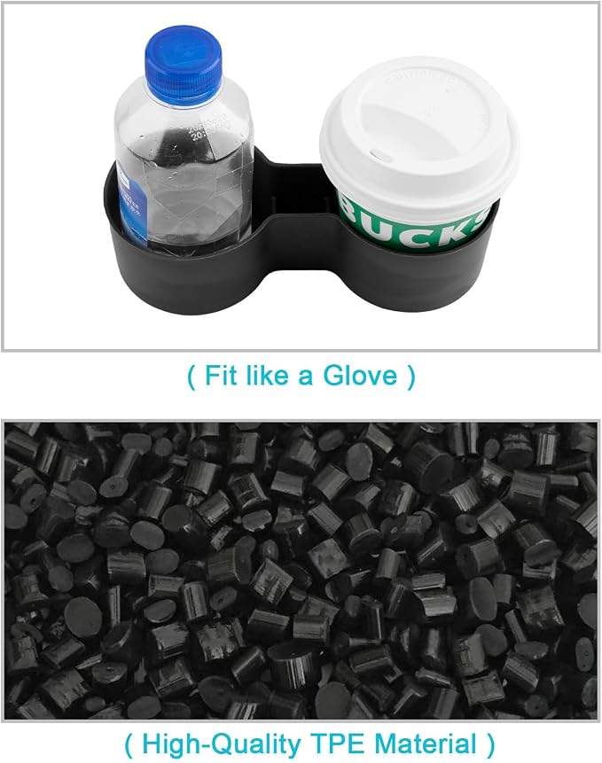 CDEFG for 2026 Mazda CX5 Center Console Organizer Front & Rear Cup Holder | 2026 Mazda CX-5 (S/Select/Preferred/Premium/Premium Plus) Accessories Silicone Cup Holder Covers Insert