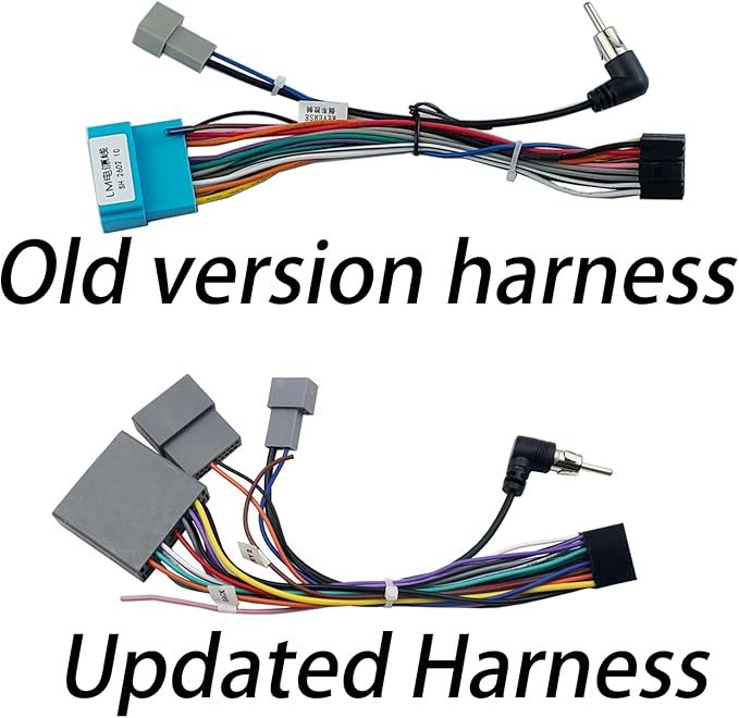 Stereo Bezel for Honda Fit 2007-2008 (American Version) Dash Installation Mount Trim Kit Fits 9" and Double Din Radio with Wiring Harness