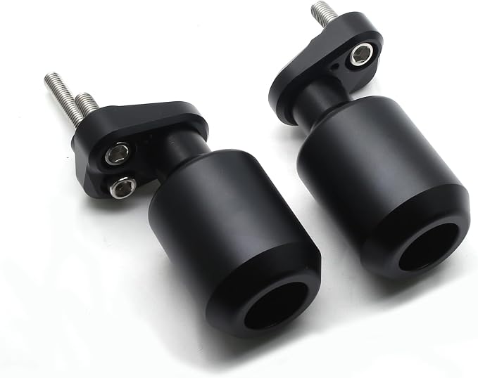 MZS Motorcycle Frame Sliders Compatible with S1000XR S1000 XR 2020 2021 2022 2023 2024 2025, Falling Anti Crash Protector Guard Protection Pad No Cut Kits Aluminium Black