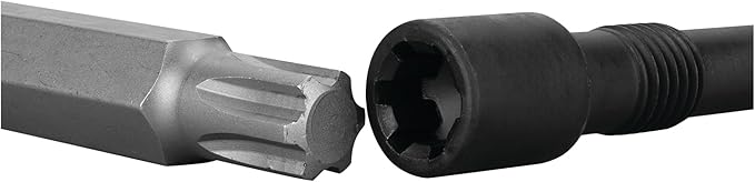 Performance Tool W83182 1/2 Drive 10 Polydrive Head Bolt Socket Bit Compatible With VW, Audi