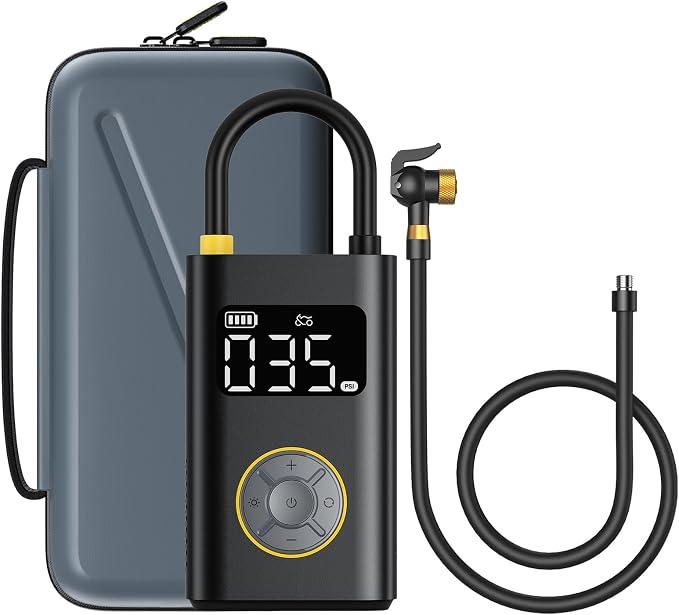 X9 Pro Portable Tire Inflator and Air Pump Hose Adapter