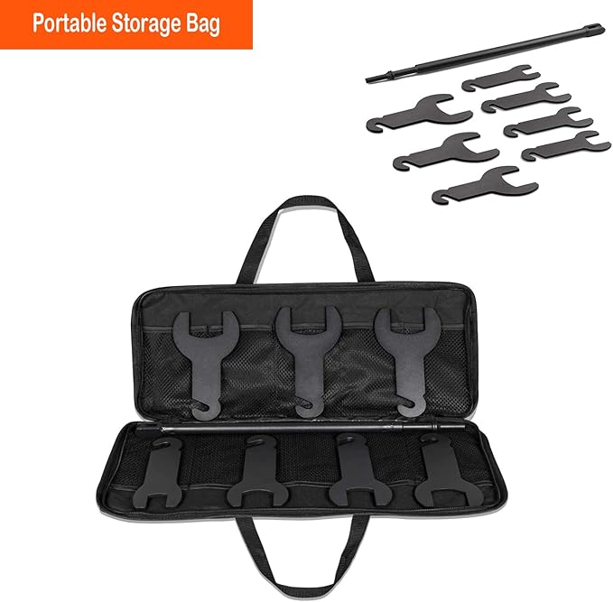 43300 Pneumatic Fan Clutch Wrench Kit Removal Tool Kit Compatible with Ford/GM/Chrysler/Jeep