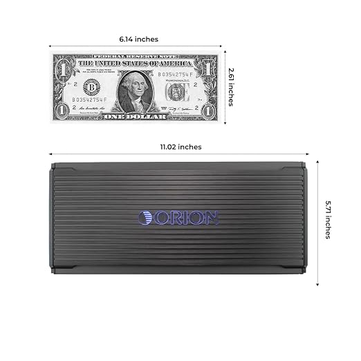 Orion Cobalt Elite CEA1000.5D Class-D 5-Channel Full-Range Car Amplifier, 1000W RMS, Speaker & Subwoofer High Output, 1/2/4 Ohm Stable, Variable Crossovers, Bass Boost, MOSFET Power Supply