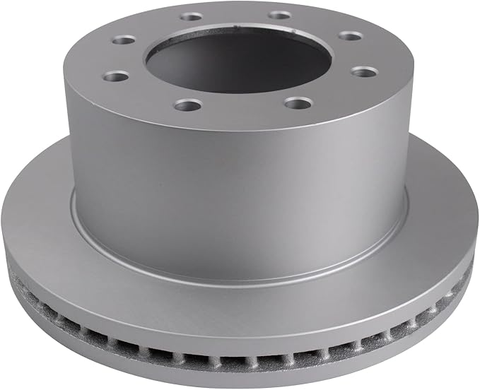 TRQ Rear Brake Rotors Set Vented Premium G-Coated Compatible with 2011-2019 Chevrolet Silverado 3500 HD GMC Sierra 3500 HD