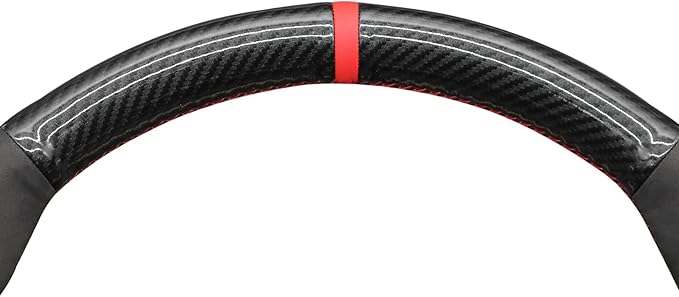 MEWANT Steering Wheel Covers for Dodge Ram 1500 TRX 2021-2024 Hand-Stitched Steering Wheel Wrap