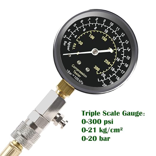 BETOOLL Fuel Pressure Tester Kit(1set) and Compression Tester Kit(1set)