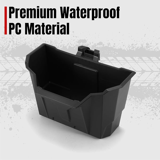 A & UTV PRO Driver Under Seat Storage Box for 2016-2025 Can Am Defender Max HD10 HD9 HD8 HD6 HD5 Accessories Removable Tool Box Organizer Replace OEM #715003399